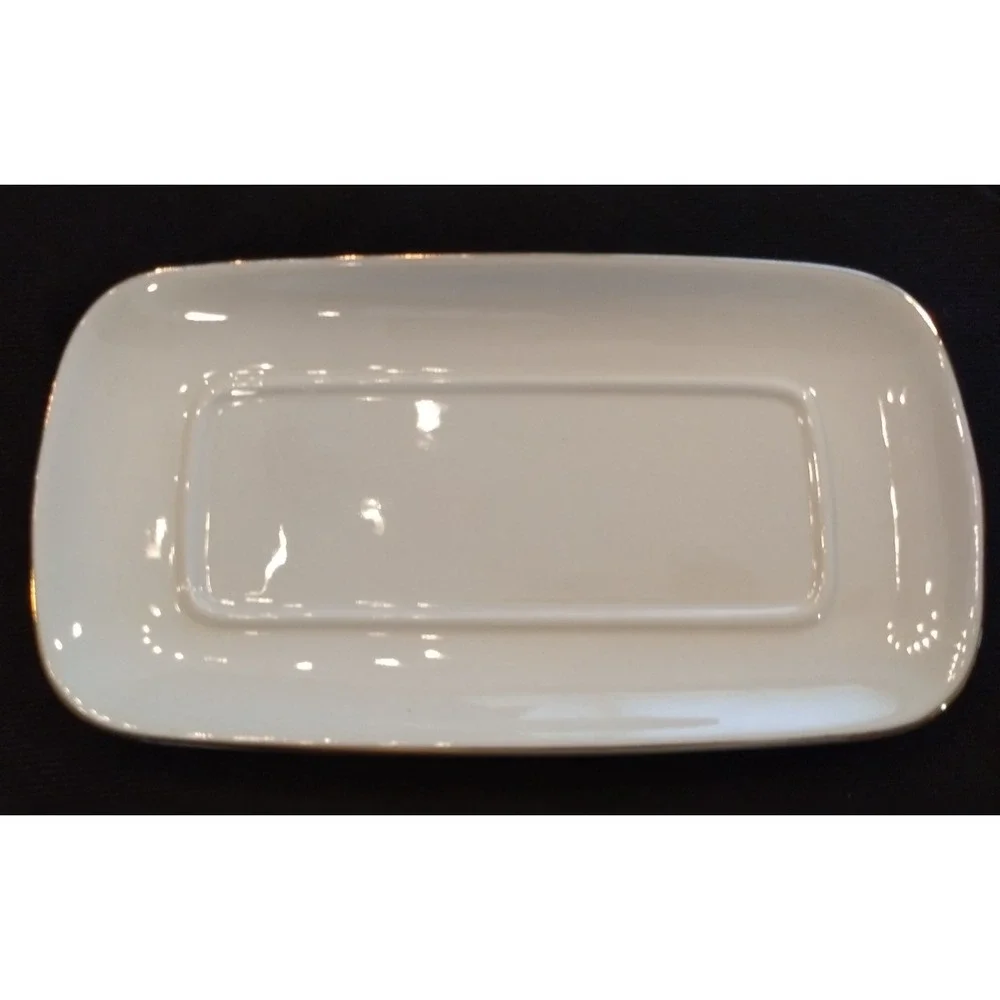 Formalities Covered Butter Dish Holly Collection Baum Bros Porcelain Holiday NEW